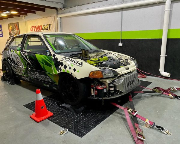 Honda Civic de Donga Racing en Dyno
