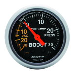 Autometer 3303 Medidor de boost  30PSI