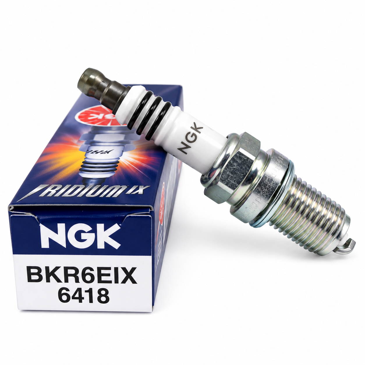 NGK BKR6EIX Spark Plug and Box Bujia NGK BKR6EIX